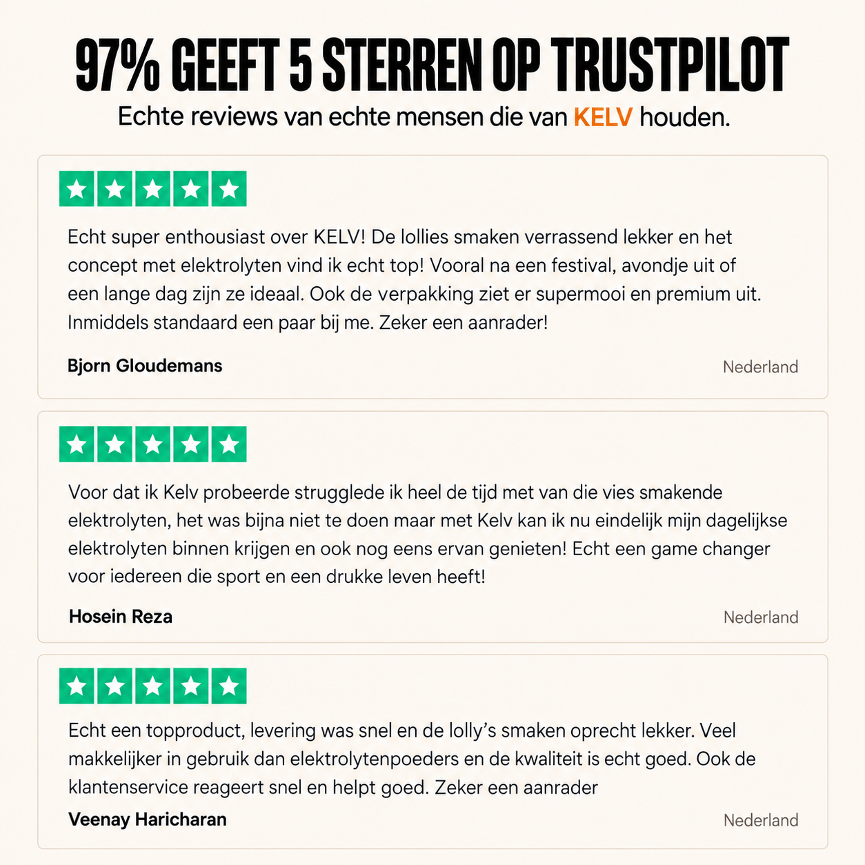 KELV Elektrolyten Lolly's